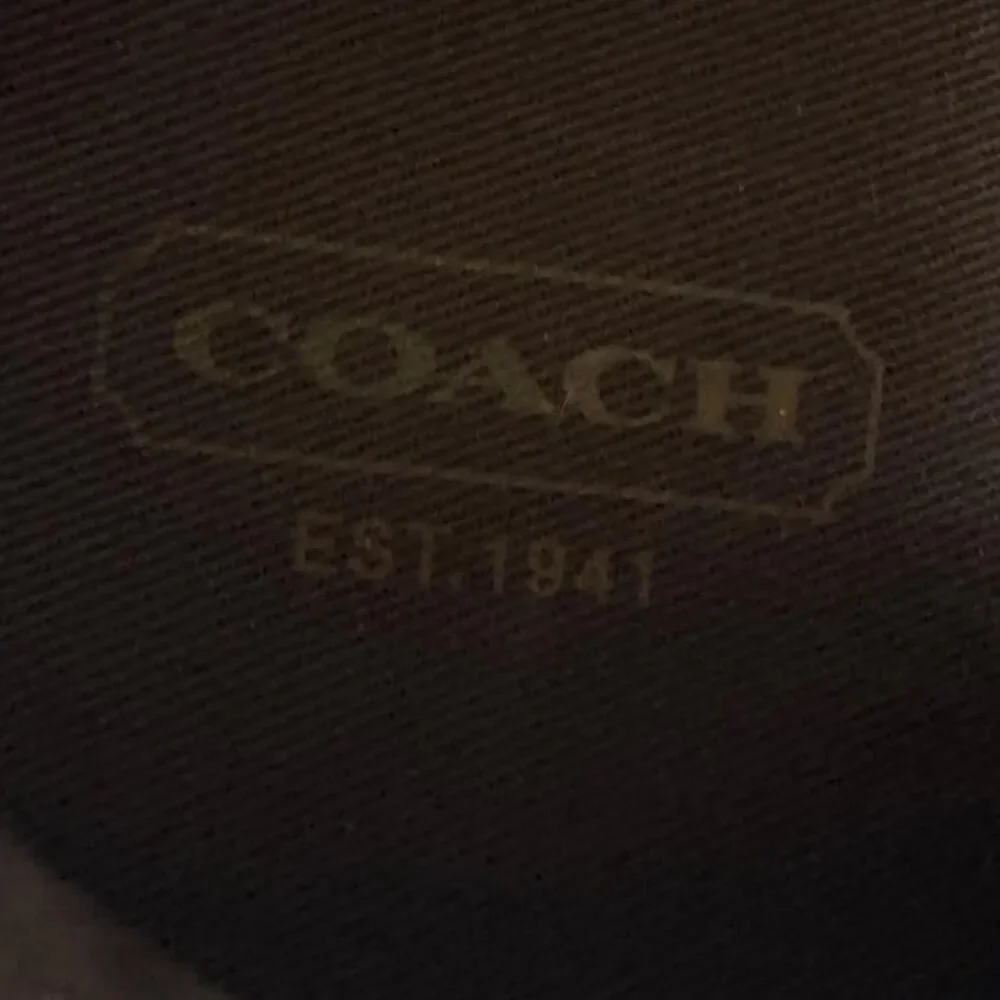 Coach Women's Barrett Signature Sneakers in a brown monogram size 7,5